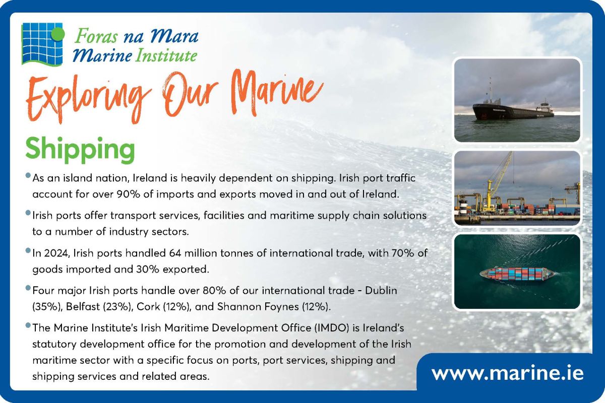 Exploring Our Marine with the Marine Institute - Shipping