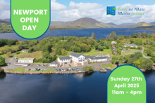 The Marine Institute's Newport Research Facility in Co Mayo will host an Open Day for all on Sunday 27th April 2025 from 11am to 4pm