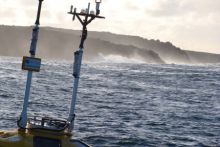 Weather buoy. Picture Credit Kieran Adlum, Marine Institute