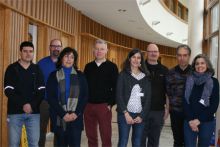 Attendees at the ICES WKSHAKS Workshop in the Marine Institute, Oranmore, Co. Galway. 