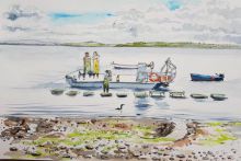 Dingle Bay - Cromane - Oyster Farmers. Image Róisín Curé