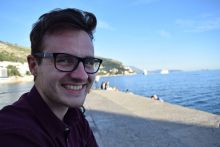 Jacob Bentley, a PhD student at the Scottish Association for Marine Science and Cullen Fellow at the Marine Institute