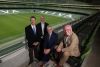 Alan Haynie, General Secretary of ICES, Ciaran Kelly, Director of Fisheries, Marine Institute, Bill Karp, President of ICES and Paul Connolly CEO of Marine Institute at the ICES. Picture Jason Clarke