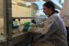 Juliette Ó Súilleabháin conducting eDNA laboratory work for her project in the Marine Institute in Oranmore, Co. Galway. 