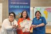 The Marine Institute’s Explorers Education Programme management team launch new Irish Seashore resources at Mary Immaculate College to promote marine biodiversity on the curriculum.  LtoR:  Cushla Dromgool-Regan, Explorers Programme and Communications Manager, Dr Anne Dolan, Lecturer, Mary Immaculate College , Dr Nóirín Burke, Explorers Delivery and Team Manager. 