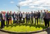 Minister Dara Calleary with Marine Institute Newport staff on Friday, 28th April 2023
