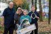 Explorers Sharks +  schools outreach module and resources launched by shark enthusiasts Cerys and Hugo Johnston with lead author Cushla Dromgool Regan (Explorers Education Programme) and shark expert Graham Johnston (Marine Institute). Photographer Andrew Downes.